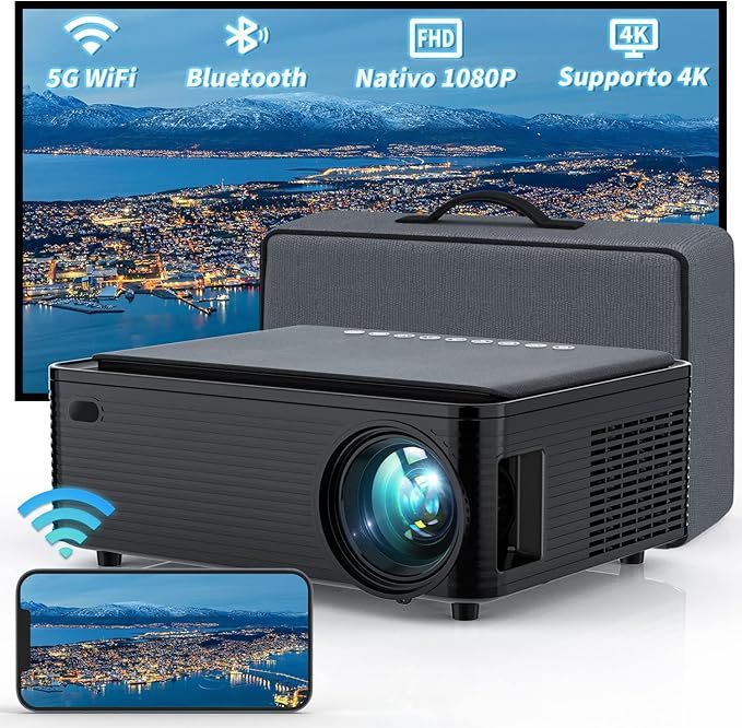 Projektor multimedialny Domowy rzutnik Kino domowe Three Ants Q1 1080P