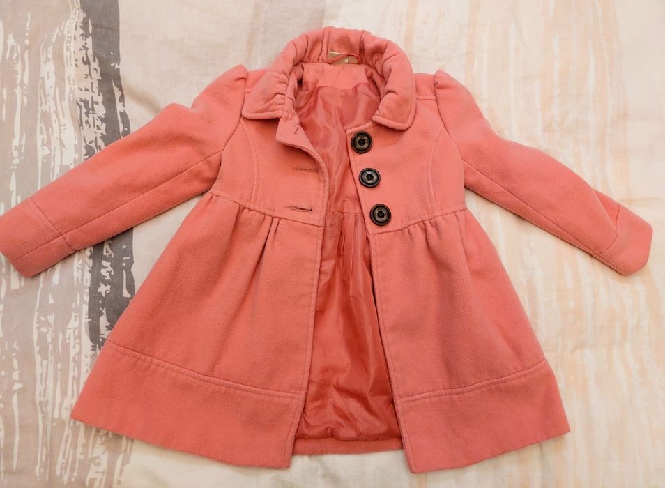 Płaszczyk plaszcz dla dziewczynki 5-6 lat, r. 116