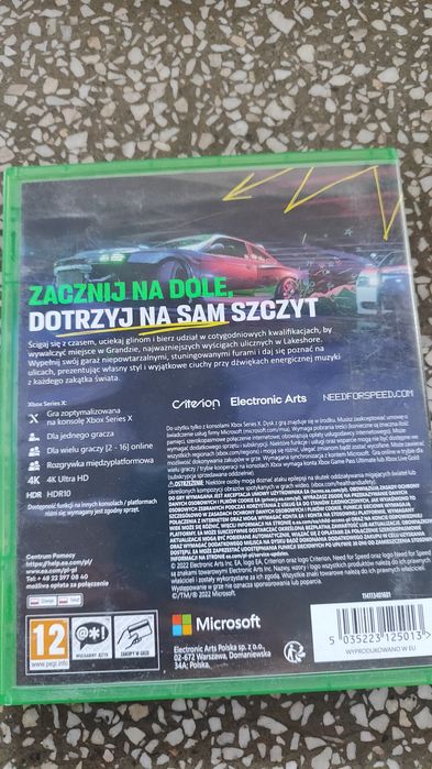NFS Unbound xbox series X PL po polsku