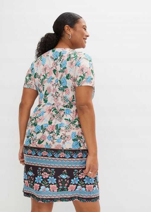 B.P.C sukienka kopertowa we wzory 40/42.