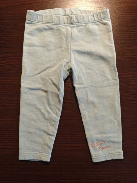 Leginsy, C&A Disney Baby, rozm. 74, miętowe, dziewczęce