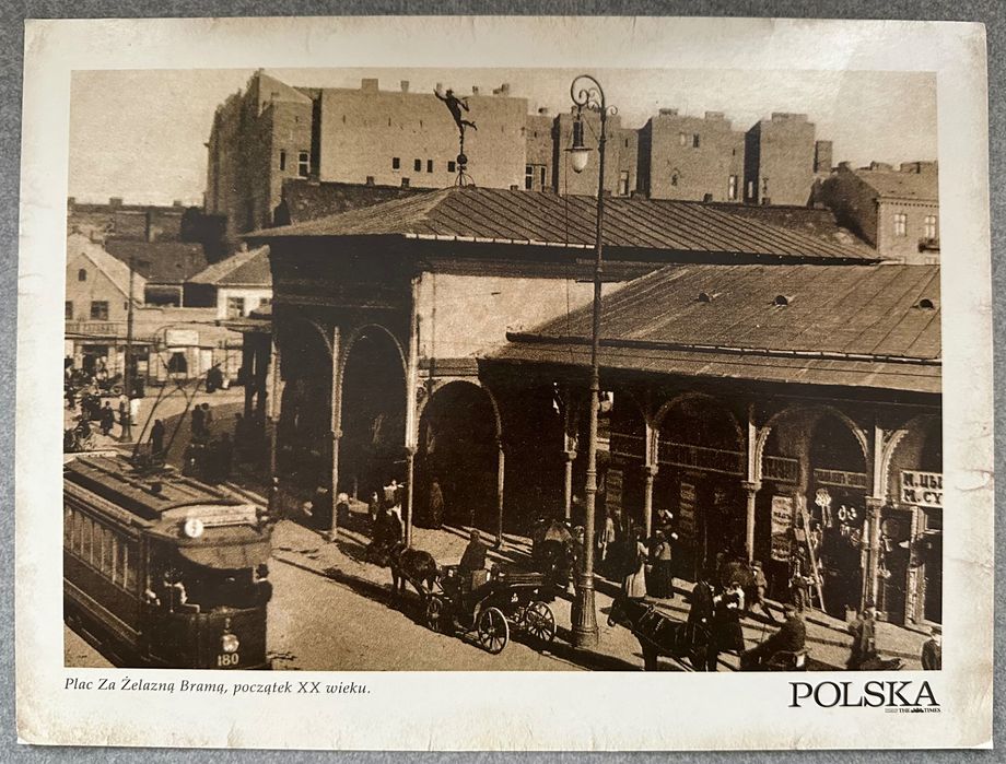 Kolekcja 3 wielkoformatowych pocztówek: "Warszawa, jakiej już nie ma..."