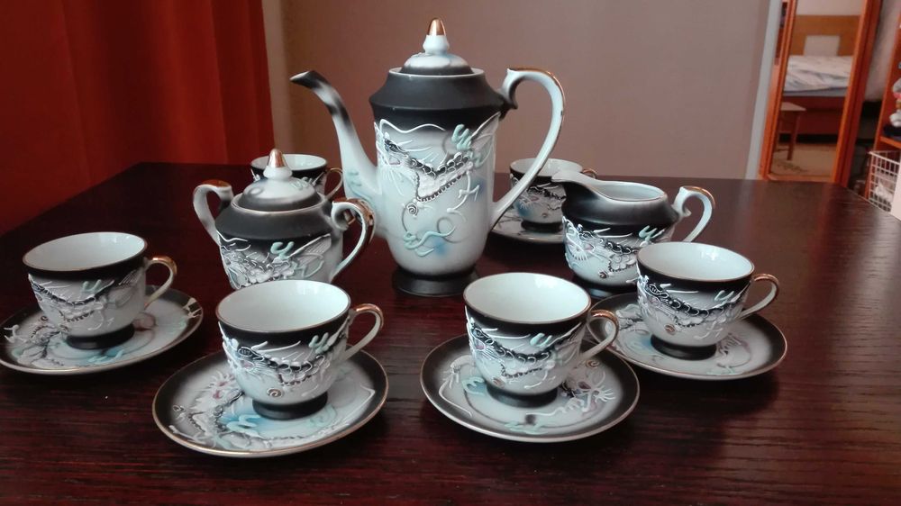 Japońska porcelana serwis kawowy