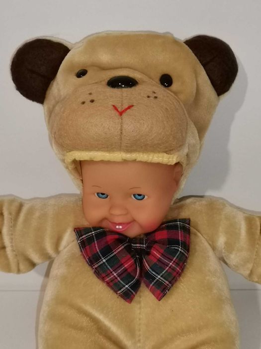 Retro Vintage Doll - kolekcjonerska lalka w przebraniu misia