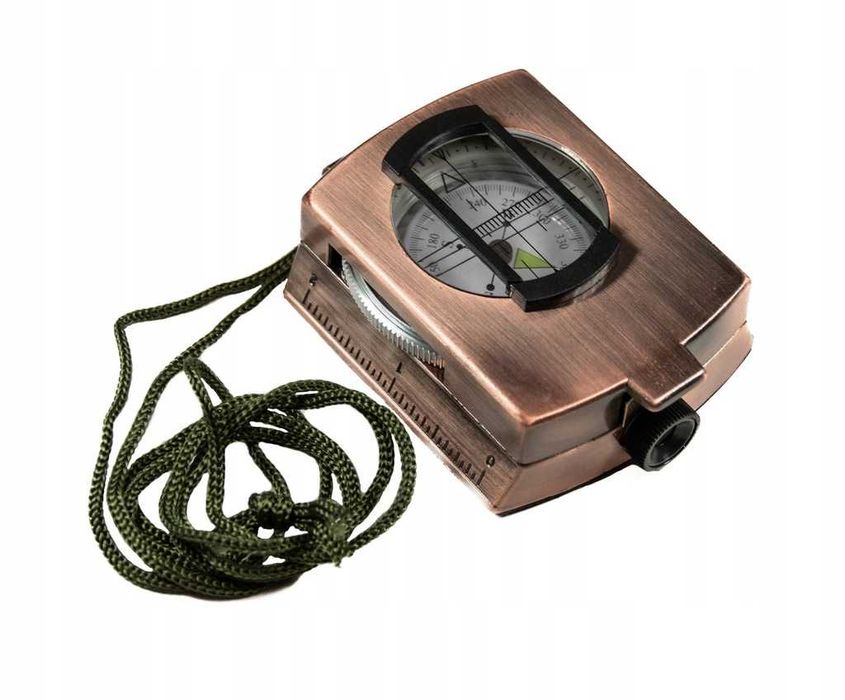 Kompas Busola Profesjonalny Aluminium Metal Wojska Las Góry