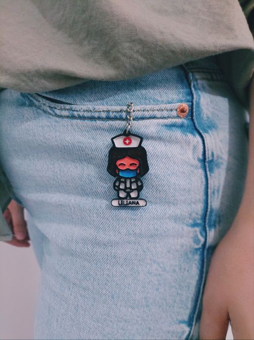 Porta-chaves em 3D personalizados