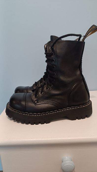 Czarny glany Rangers england rozmiar 37