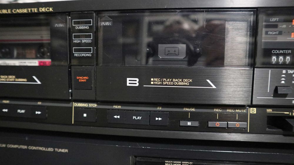 Стойка комплект кассетник JVC TD-W30G и тюнер JVC FX-531 Япония