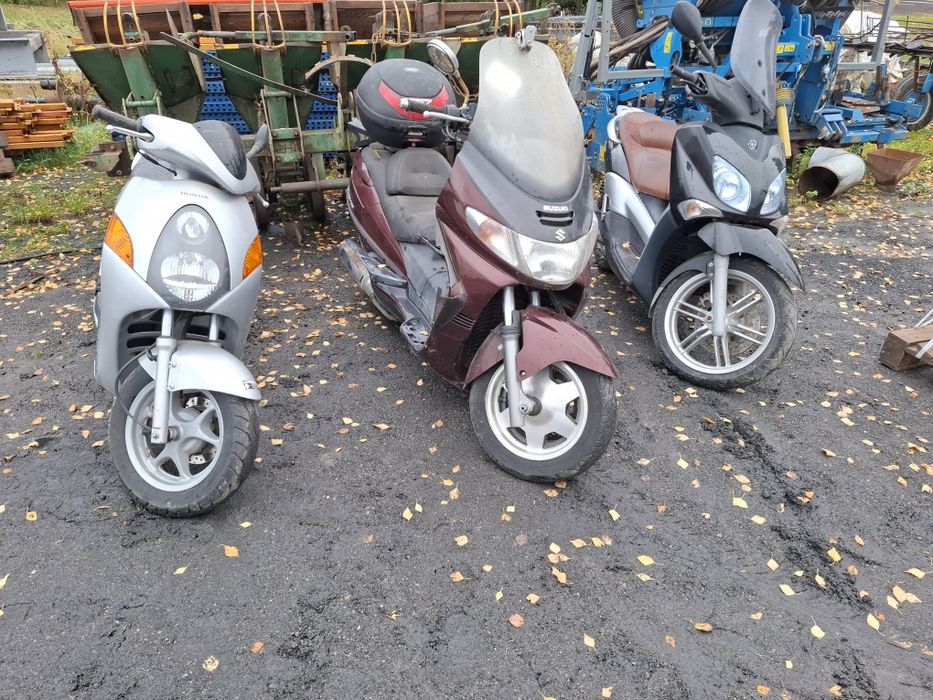 Skuter Suzuki Burgman 400 Honda 125 Yamaha Xcity części