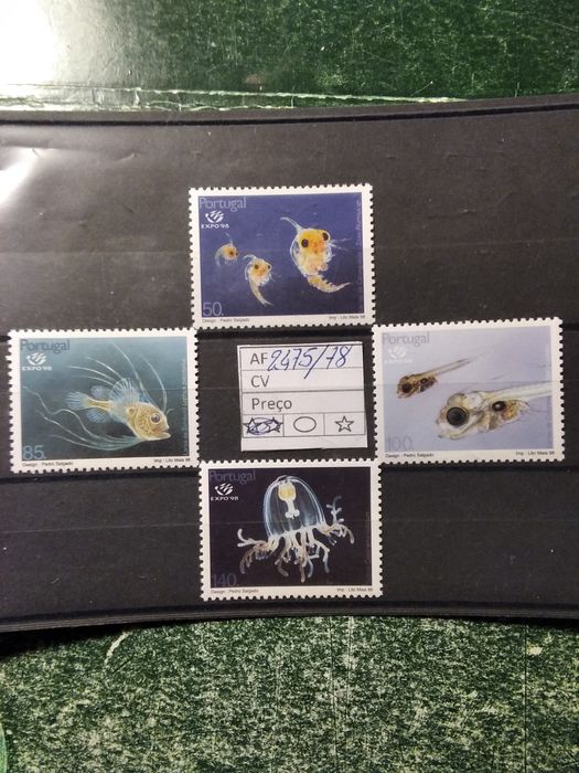 1998 Expo 98 Oceanos O Plâncton 2° Grupo MNH **