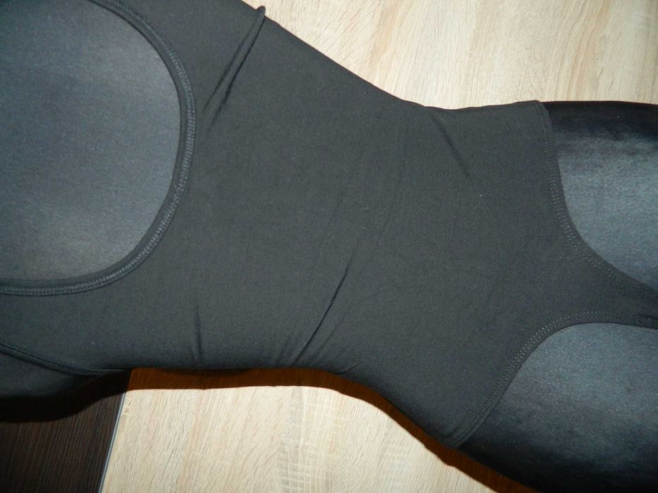 ASOS czarne body bez rękawów roz 36