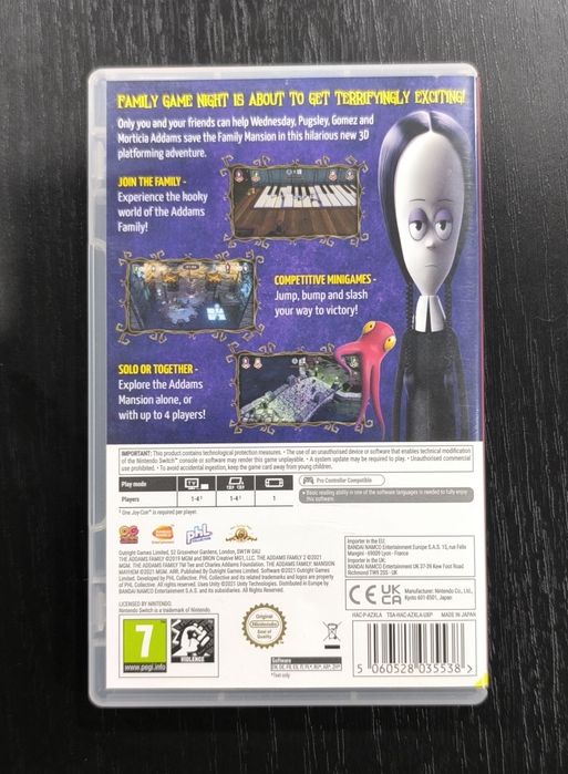 The Adams family Nintendo switch