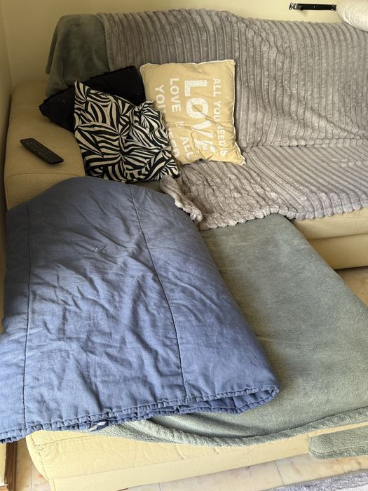 Sofa de 3 lugares com chaise direita