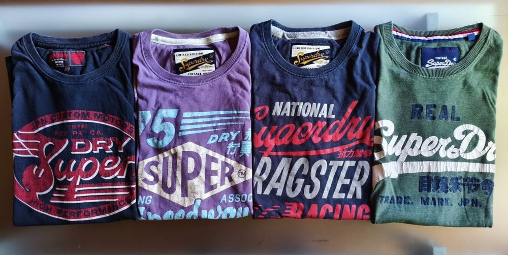SuperDry / Vintage / Набор Футболок / Размер М / 4 шт