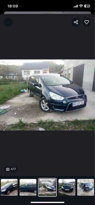 форд s max 2007 року