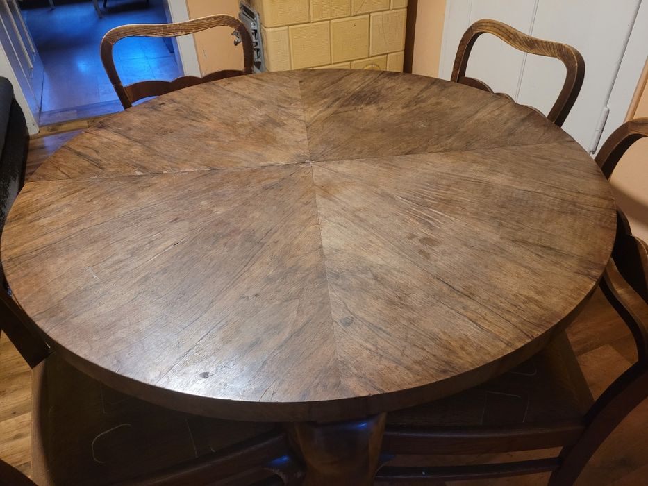 Stół dębowy +krzesła