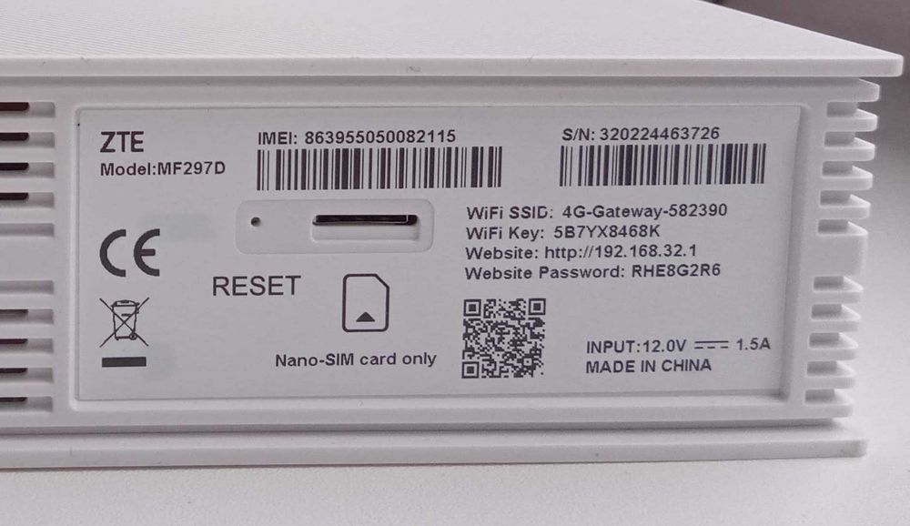 Router LTE Cat.12 ZTE MF297D * 600Mb/s * AGREGACJA * WiFi6 * NORDIC