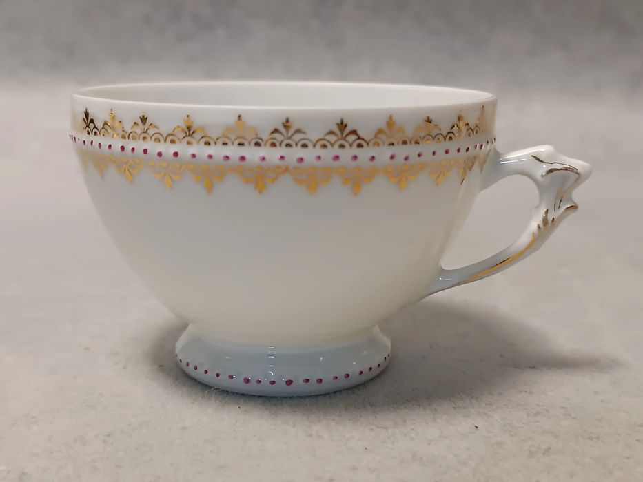 Hermann Ohme SILESIA Louis XVI  Filiżanka Kolekcjonerski Duet