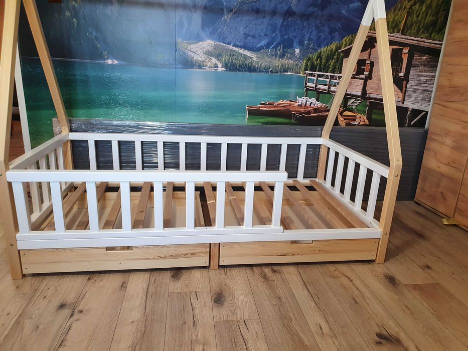 Łóżko drewniane tipi  domek producent