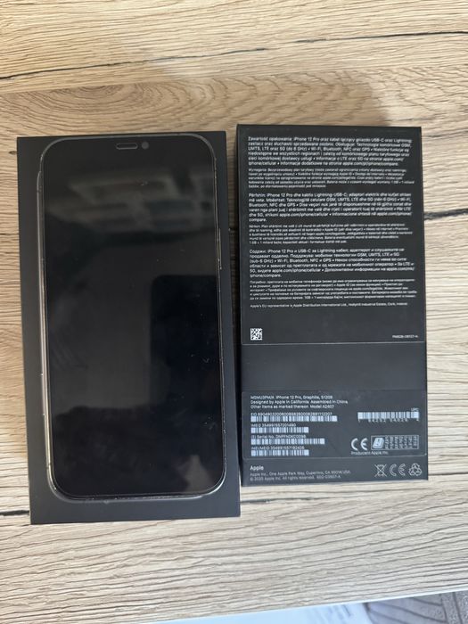 iPhone 12 Pro 512GB • Stan BDB • Sprawny 100% • Cały Komplet BOX + 4 etui