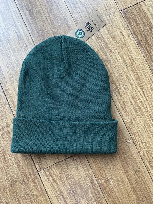 Beechfield czapka zielona bawełniana