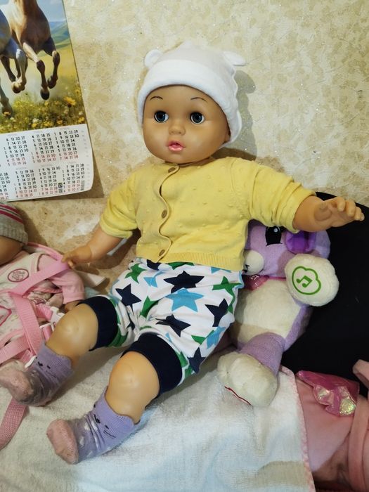 Большой пупс 62см