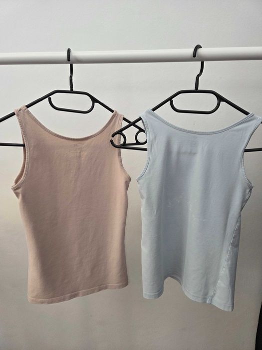 2 podkoszulki dziewczęce 146/152 H&M