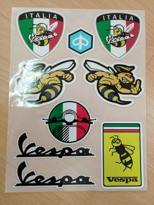 Autocolantes Vespa-Piaggio