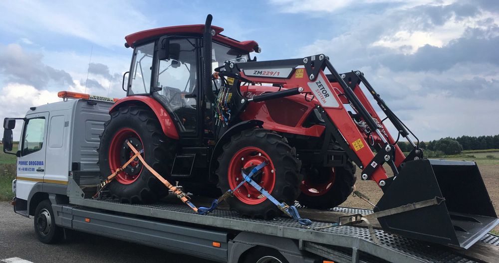 Pomoc Drogowa Laweta Transport maszyn 3,5Tdo 6T. Podkarpackie