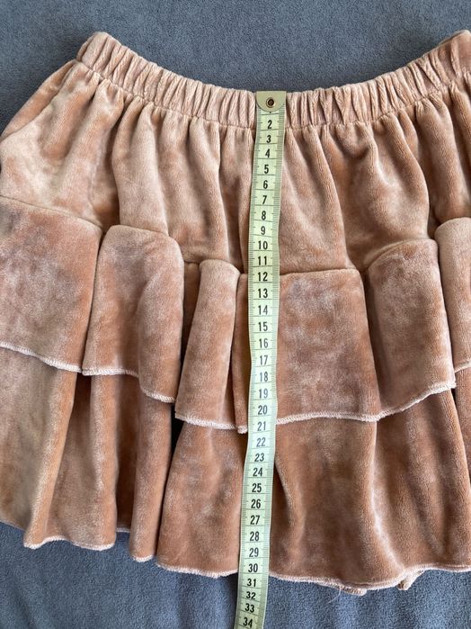 Welurowa spódniczka dziewczęca 146