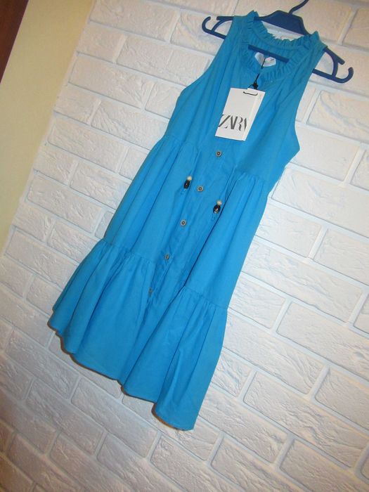 Sukienka rozkloszowana midi Zara rozm. 116