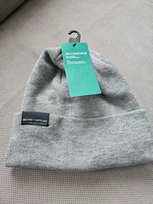 Nowa czapka męska zimowa H&M, HM z metką