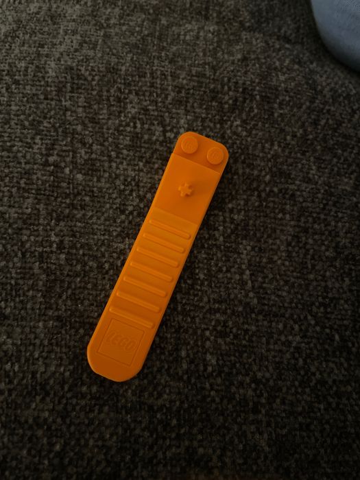 Peça cor de laranja Lego