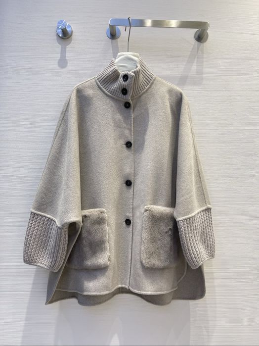 Plaszcz-ponczo z 100% kaszmiru