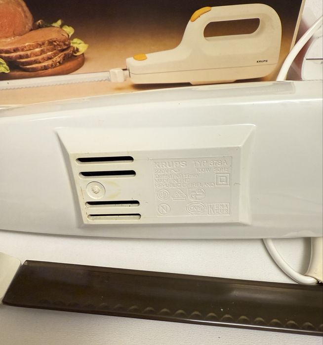 Nóż kuchenny elektryczny do mięs wędlin pieczywa KRUPS