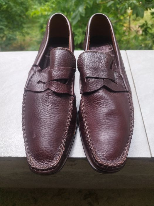 Оригінал Нові CALZOLIERIA TOSCANA чоловічі лофери Handcrafted in ITALY розмір 42