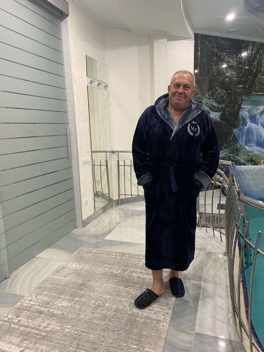 Халат махровый мужской. Большие размера