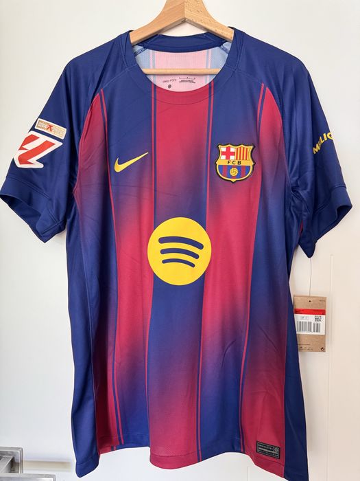 FC Barcelona, Robert Lewandowski, nowa z metkami, rozmiar XL, full patch LM