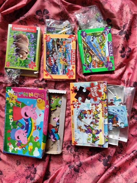 Пазлы, геоборд, матрац/каримат