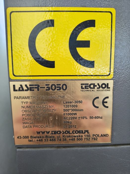 Ploter laserowy laser-3050 Techsol