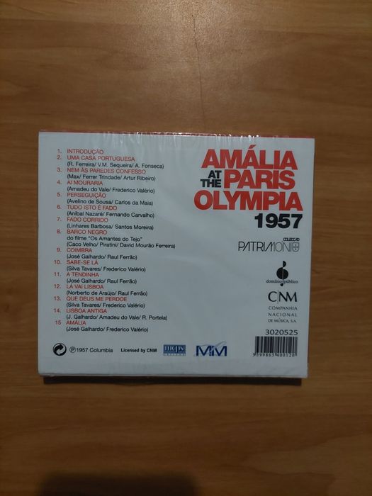 CD Amália ao vivo no Olympia