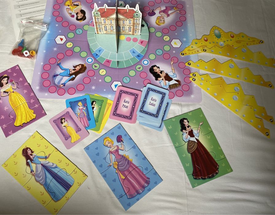 Gra planszowa Królewny, dla przyszłych księżniczek max 4 osoby