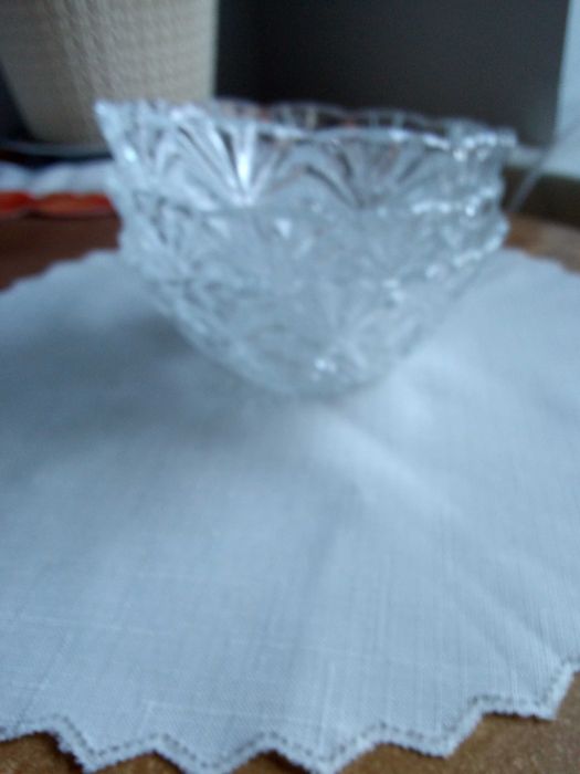 Miseczki 3 szklane, kryształ - do lodów, kompotu