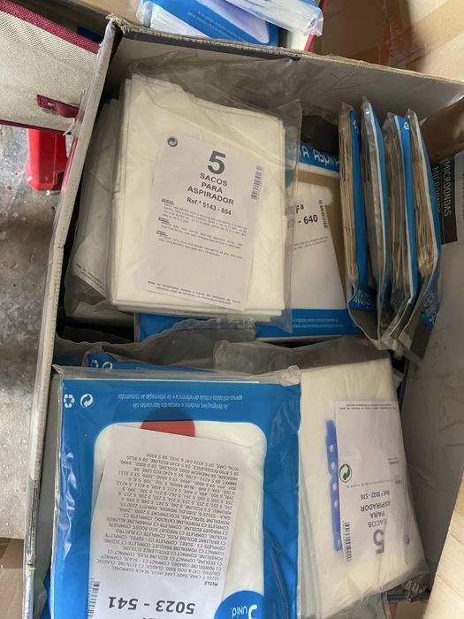 Sacos para aspiradores de todas as marcas