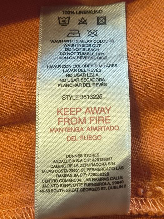 Lniana tunika Paul Costelloe Living roz XXL 48-50