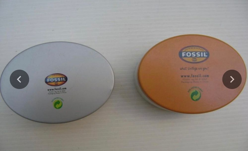 2 Caixas para aneis da Fossil - NOVAS !