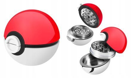 Młynek Crusher Grinder Pokemon Pokeball Pikachu