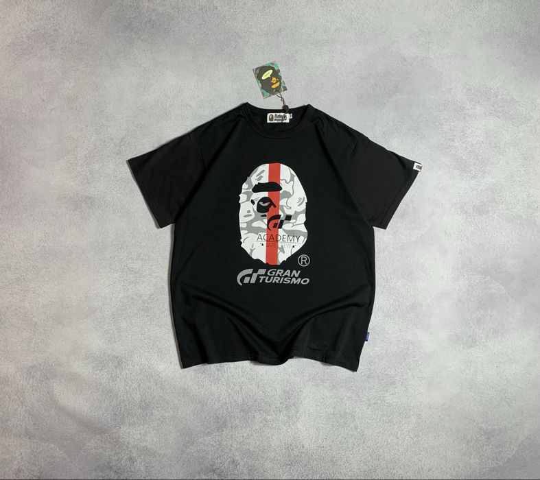 Нова Футболка Bape x Gran Turismo A Bathing Ape HEAD TEE