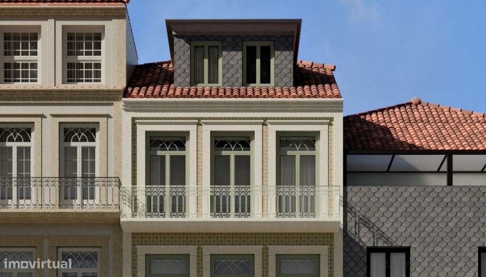 Apartamento T1 Duplex, com varanda, novo à venda, Porto, Portugal