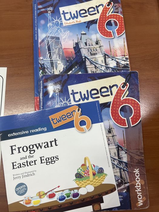 Manual e cadernos de atividades 6.º ano